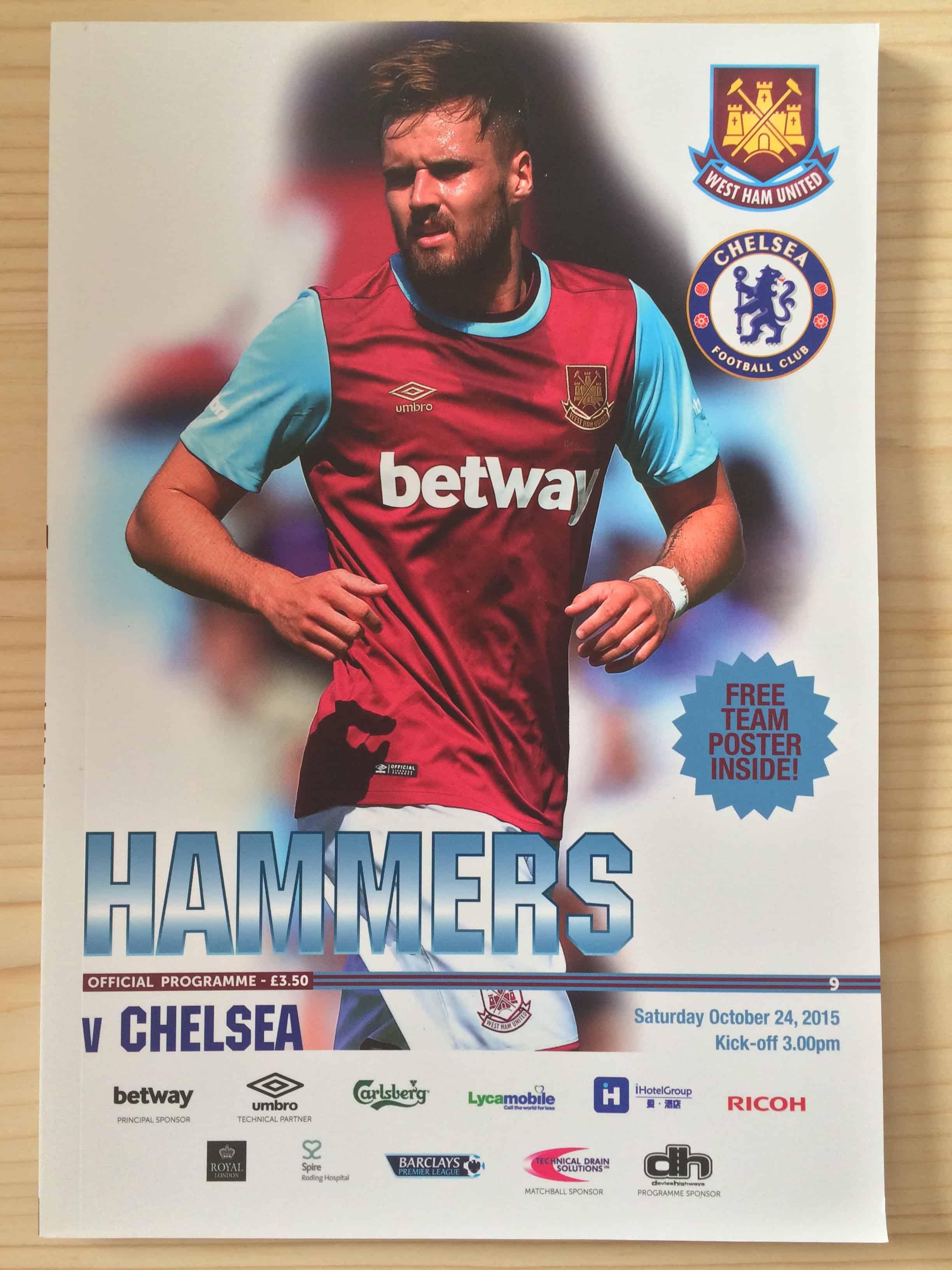 West Ham United FC v Chelsea FC